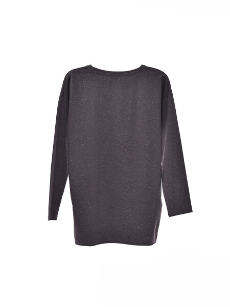 REMERA SHINE GRIS OSCURO