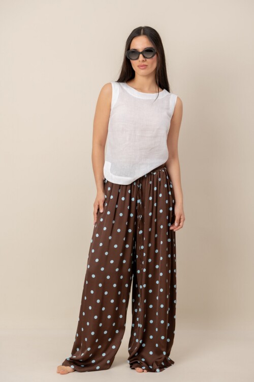 Pantalon Dots Aqua