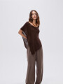 Poncho Frial Chocolate