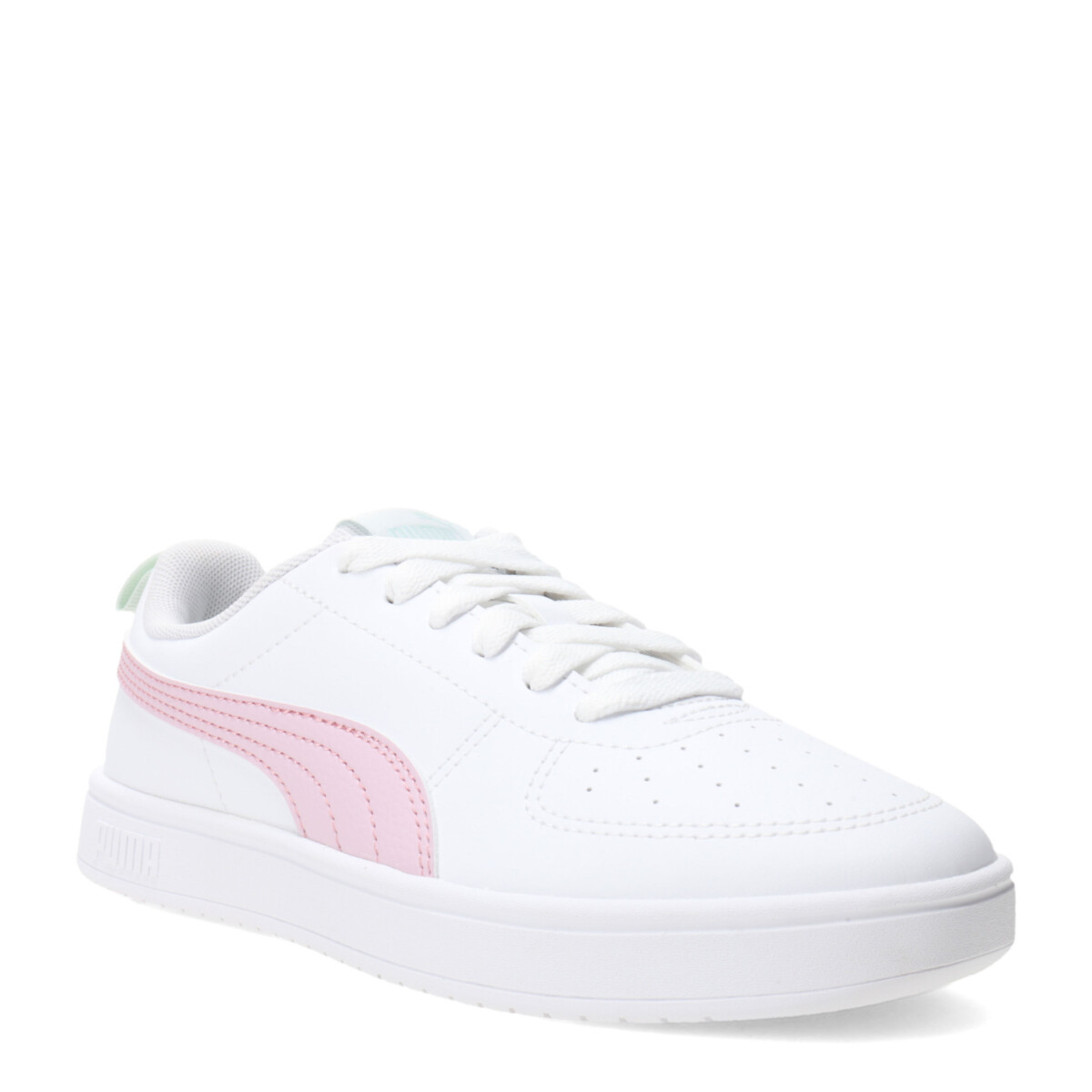 Championes de Niños Puma Rickie Puma - Blanco - Rosa - Verde Agua 
