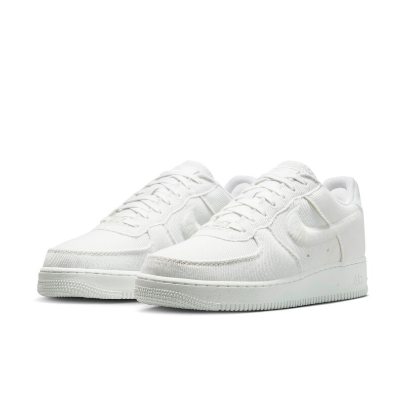 Championes Nike Air Force 1 Bajo Canvas de Hombre Blanco