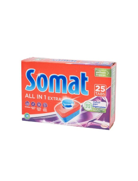 SOMAT LAVAVAJ. ALL IN 1, 25 PASTILLAS — Clean Way