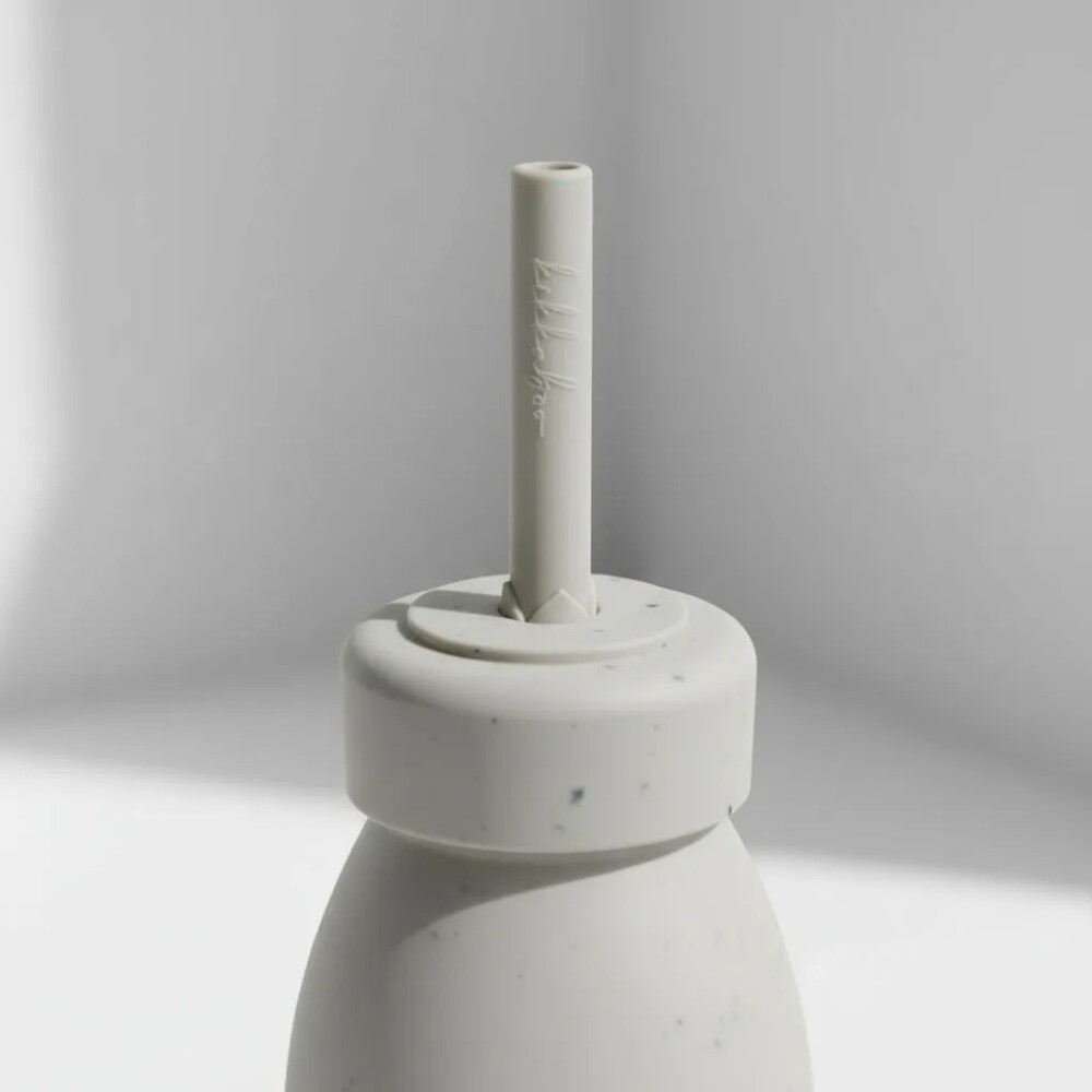 Botella con Sorbito Silicona Kikkaboo Beige