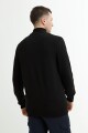Campera liviana con cierre NEGRO