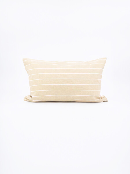 FUNDA DE ALMOHADON TEGAL LINEAS BEIGE