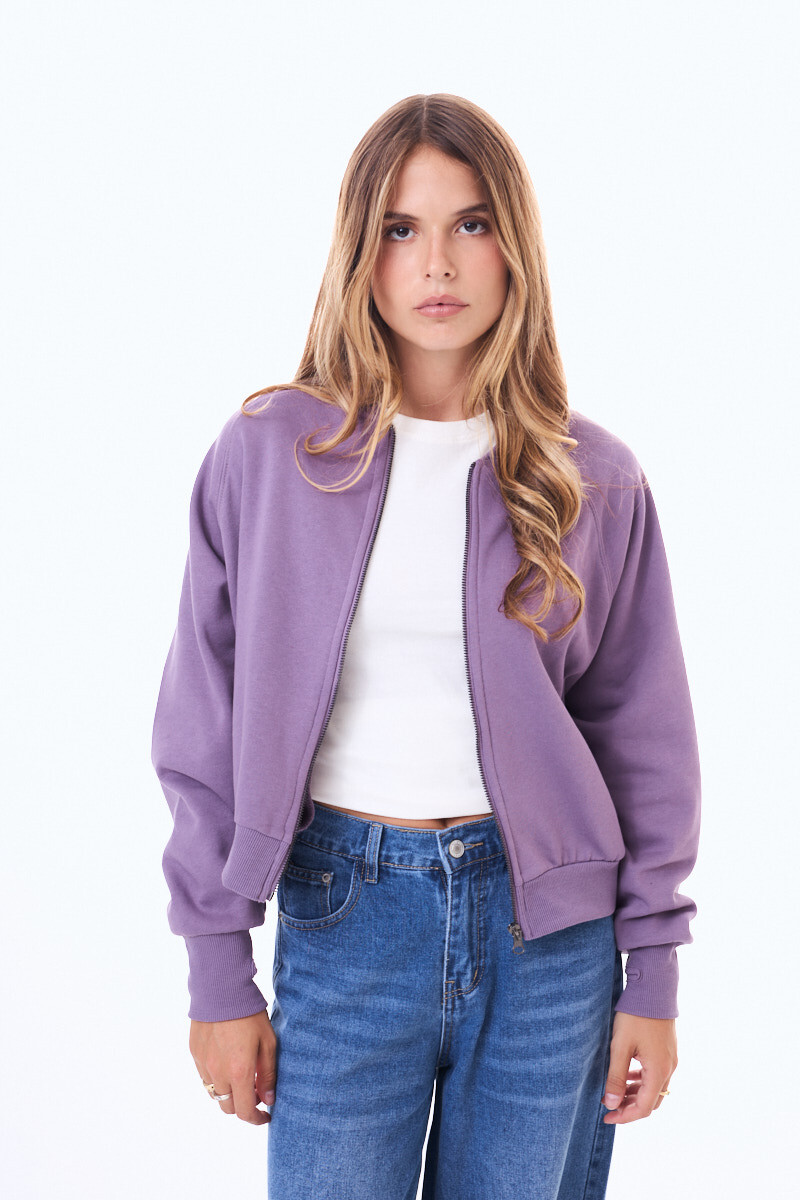 Campera de felpa Taubate Violeta
