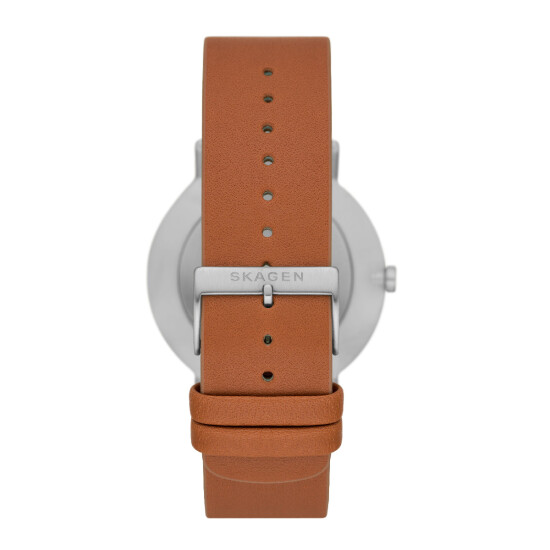 RELOJ SKAGEN FASHION ACERO CUERO MARRON 0