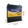 BATERIA SORIANO 80AMP JAPONESA DERECHA BATERIA SORIANO 80AMP JAPONESA DERECHA