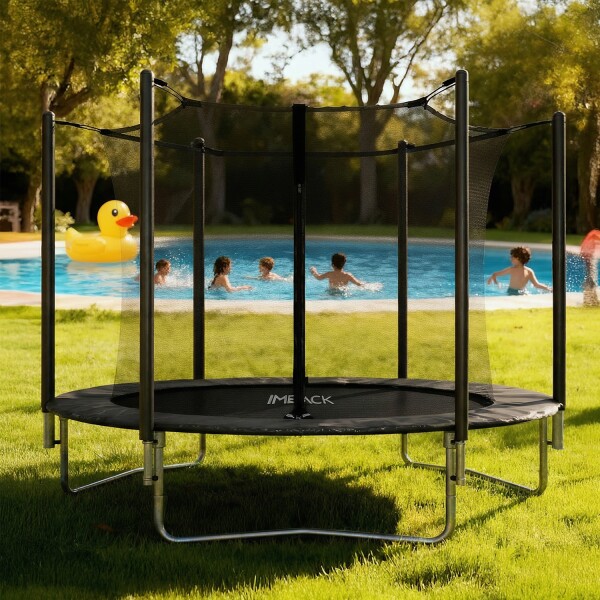 Cama Elastica 2.44 M Trampolin Saltarin Niños Adultos Grande Con Red Proteccion Imback Negro Cama Elastica 2.44 M Trampolin Saltarin Niños Adultos Grande Con Red Proteccion Imback Negro