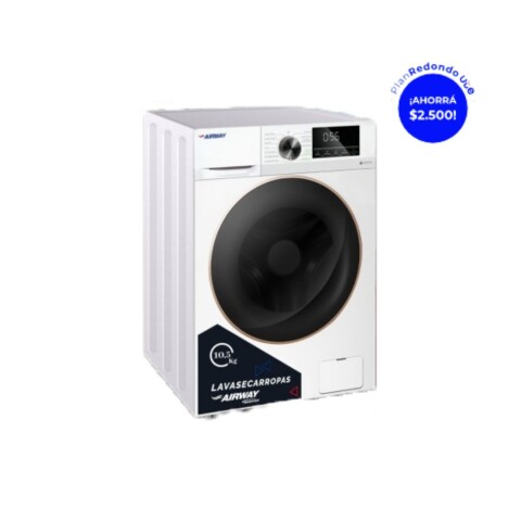 LAVASECARROPA AIRWAY 10.5KG LAVADO Y 7 KG SECADO BLANCO INVERTER Lavasecarropa Airway 10.5kg Lavado Y 7 Kg Secado Blanco Inverter
