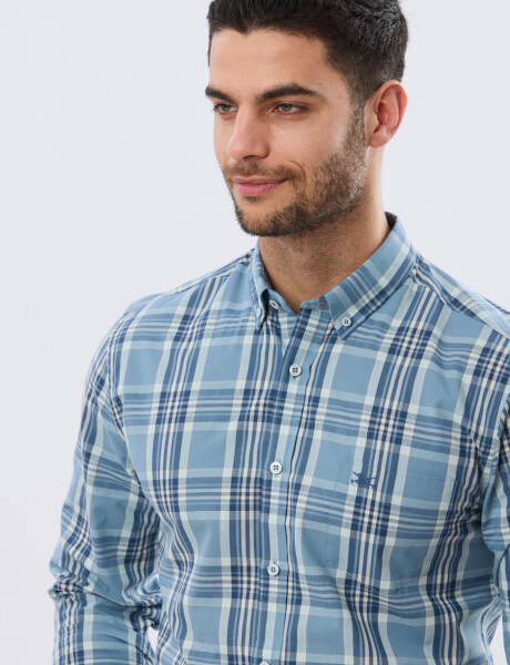CAMISA CUADROS Piedra