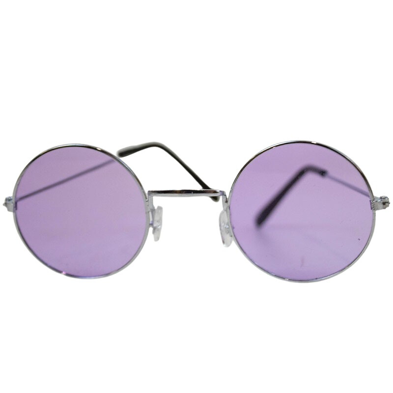 Lentes Lennon de Metal Violeta