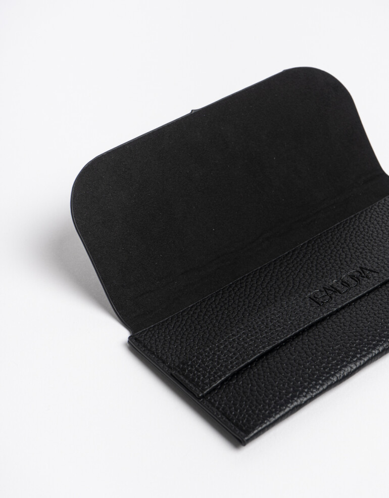 Estuches Anteojos PU Estuche De Anteojos De Pu. - Negro