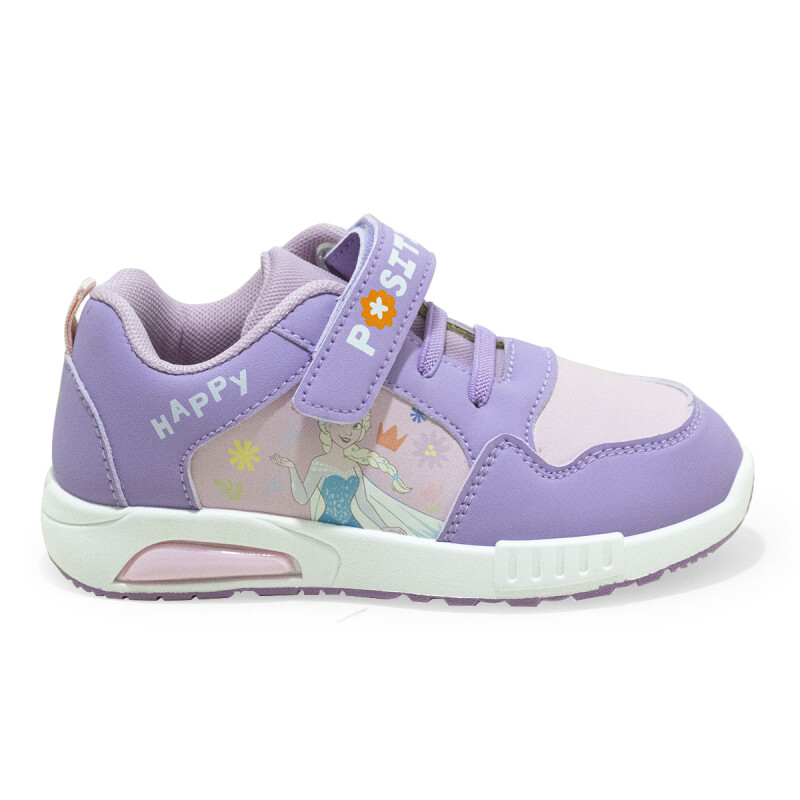 Championes Disney Frozen Suela c/Luces de Niños - FRICFW25008 Lila