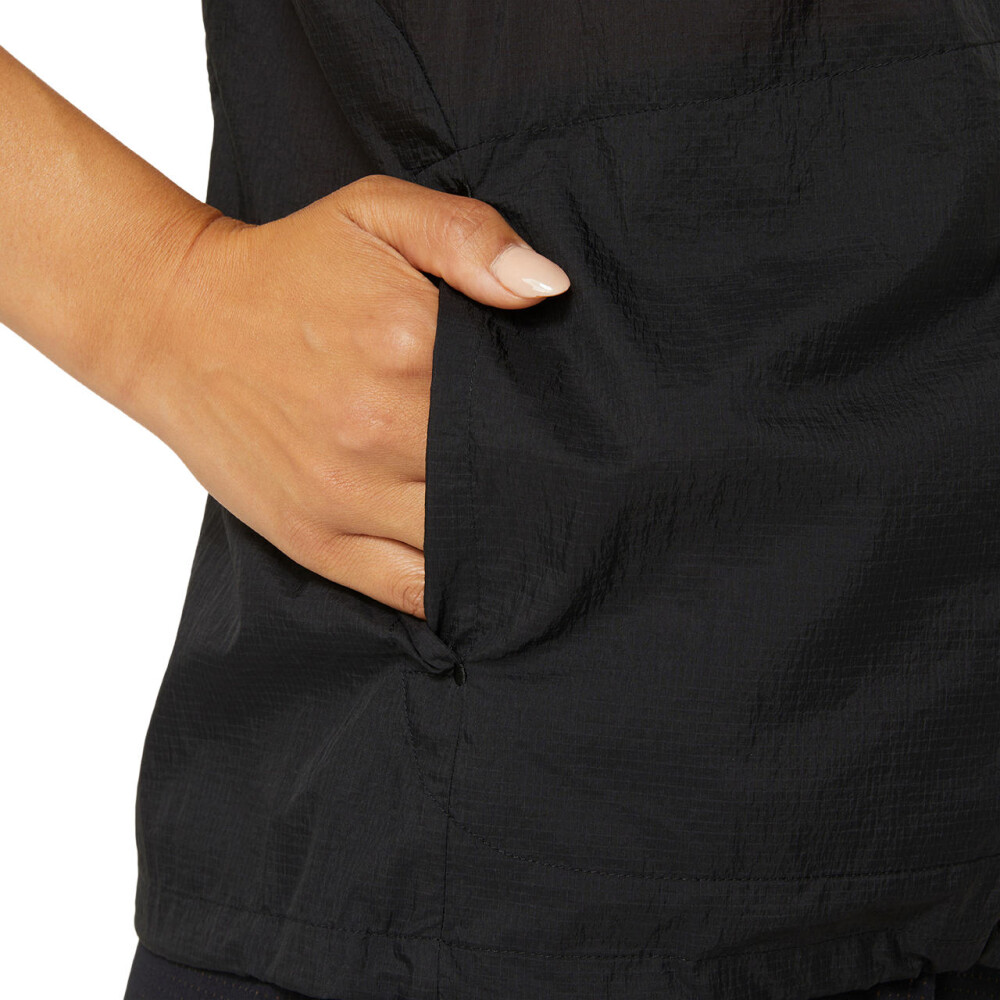 Chaleco Running Metarun Packable Gilet Mujer Performance Black