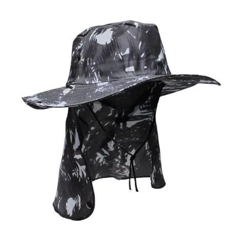 Sombrero de pescador con cubrenuca y protección UV50+ KING BRASIL Selva Gris