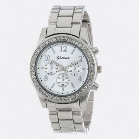 Reloj De Pulsera Aurora Plateado