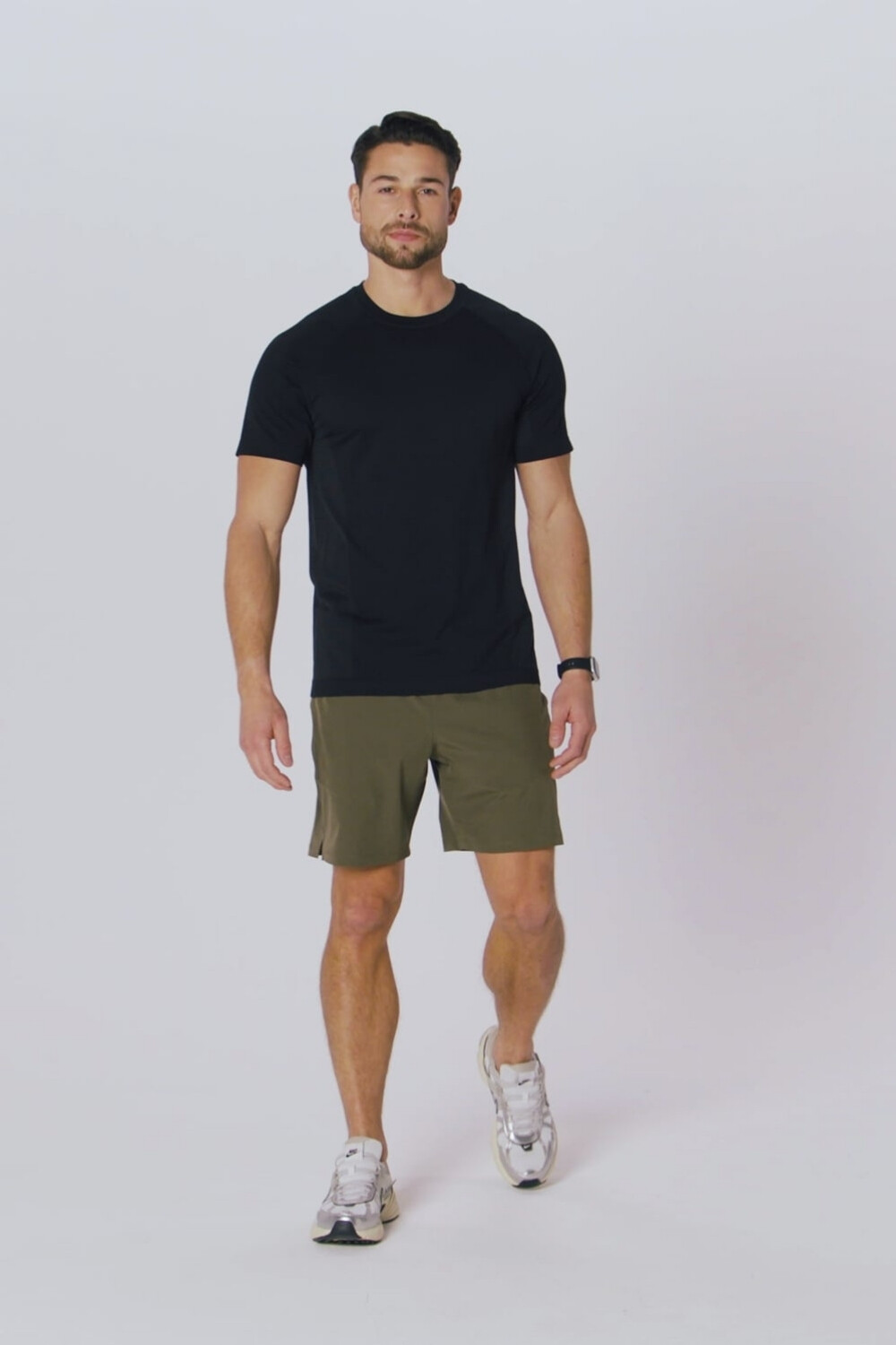 Polo The Training Day Tee Hombre Black Dip Dye Heather