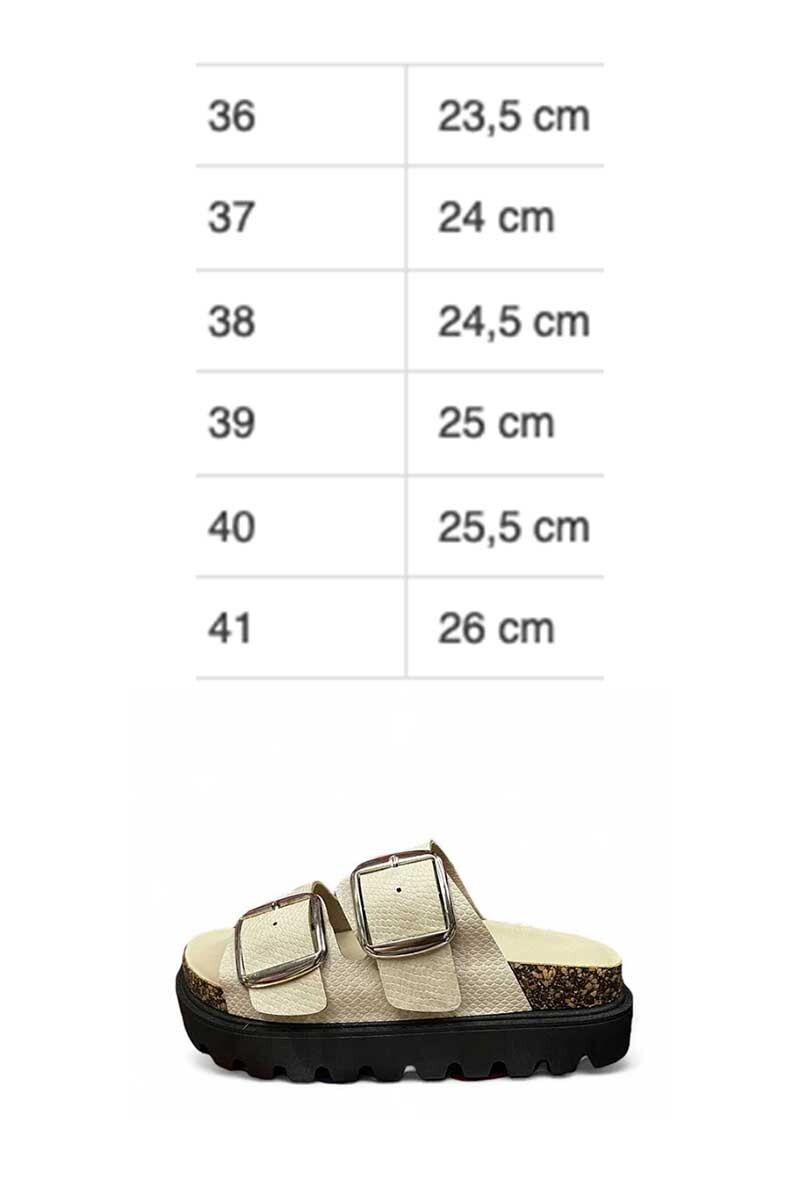 SANDALIA BETTINA SUPER 2 HEBILLAS BT107 Marron