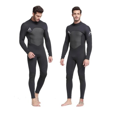 Traje De Neopreno AQUARON 3MM Talle S/M Cobertura Total - Negro Traje De Neopreno AQUARON 3MM Talle S/M Cobertura Total - Negro