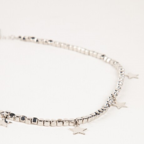 COLLAR BALTE Plateado