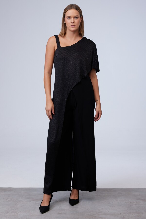 Enterito Overlay Lurex NEGRO