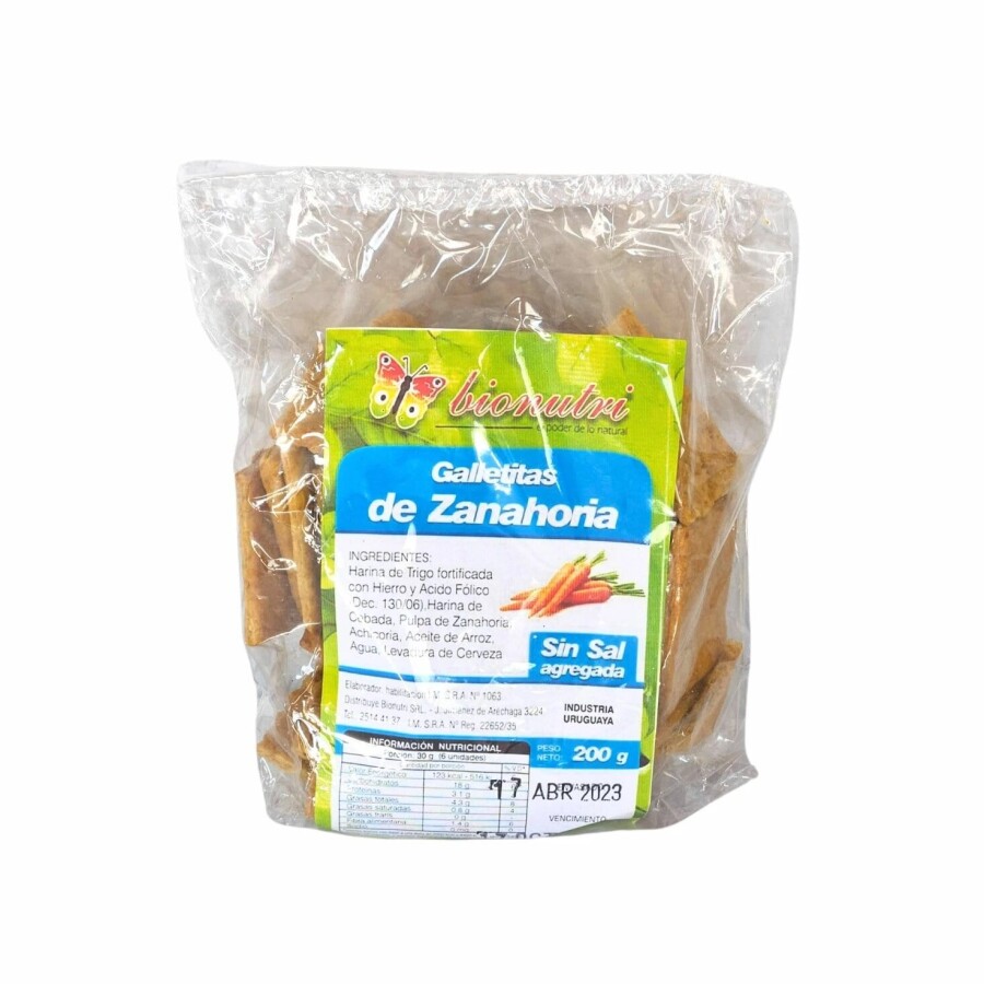 Galletas De Zanahoria Sin Sal Bionutri Galletas De Zanahoria Sin Sal Bionutri