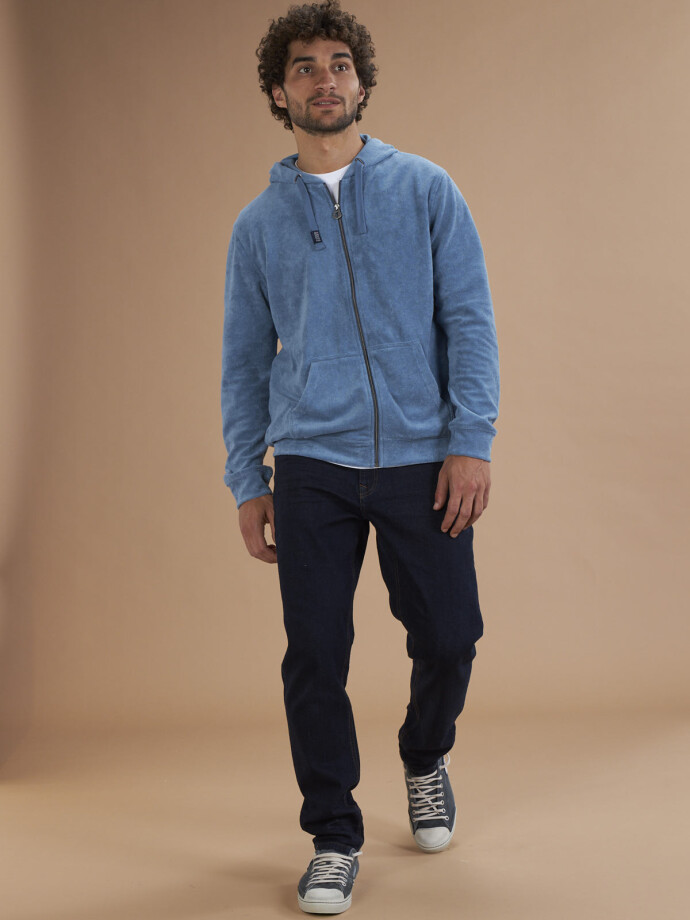 FLEECE CANOPU AZUL PIEDRA