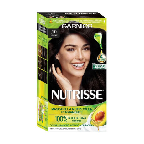 Tinta Garnier Nutrisse Nº10 Ébano Tinta Garnier Nutrisse Nº10 Ébano