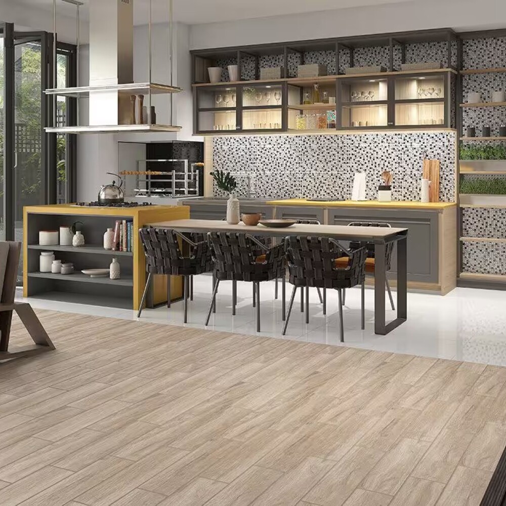 Cerámica Cottage 15x60 cm simil madera Mate Cerámica Cottage 15x60 Cm Simil Madera Mate