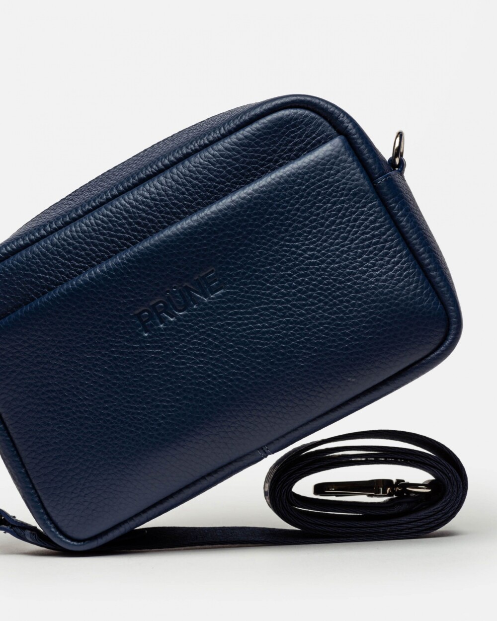 Bandolera Haze en cuero graneado Marine Blue