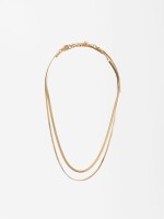 Set De Collares Cortos dorado