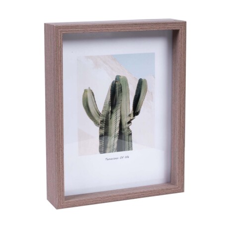 PORTARRETRATOS MDF-Y-VIDRIO MARRON A042