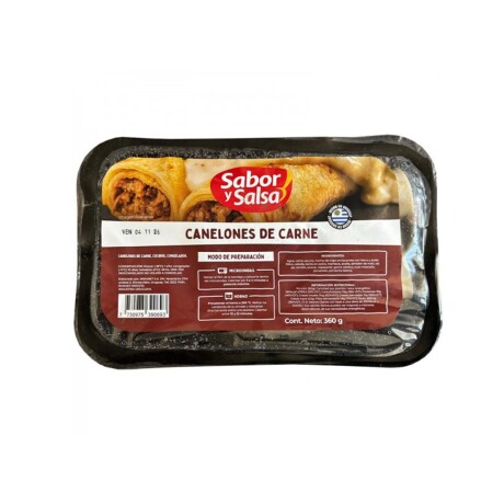 Canelones De Carne 360 Gramos Sabor Y Salsa Canelones De Carne 360 Gramos Sabor Y Salsa