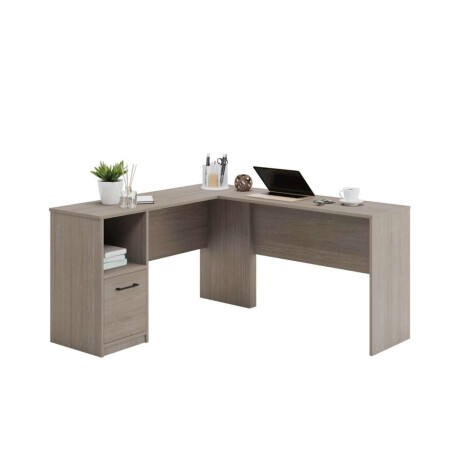 Escritorio en L con cajion Sauder Linea Beginnings