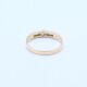 Anillo oro 18k con 7 brillantes. Anillo oro 18k con 7 brillantes.