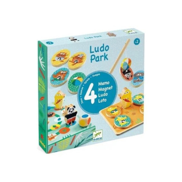 Ludo park 4 juegos Djeco Única