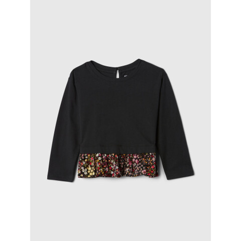 LS K2W PEPLUM TOP MOONLESS NIGHT