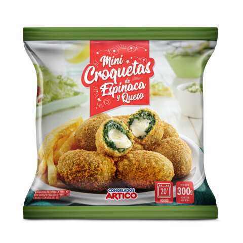 MINI CROQUETAS DE ESPINACA Y QUESO - 300 GRS Mini Croquetas De Espinaca Y Queso - 300 Grs