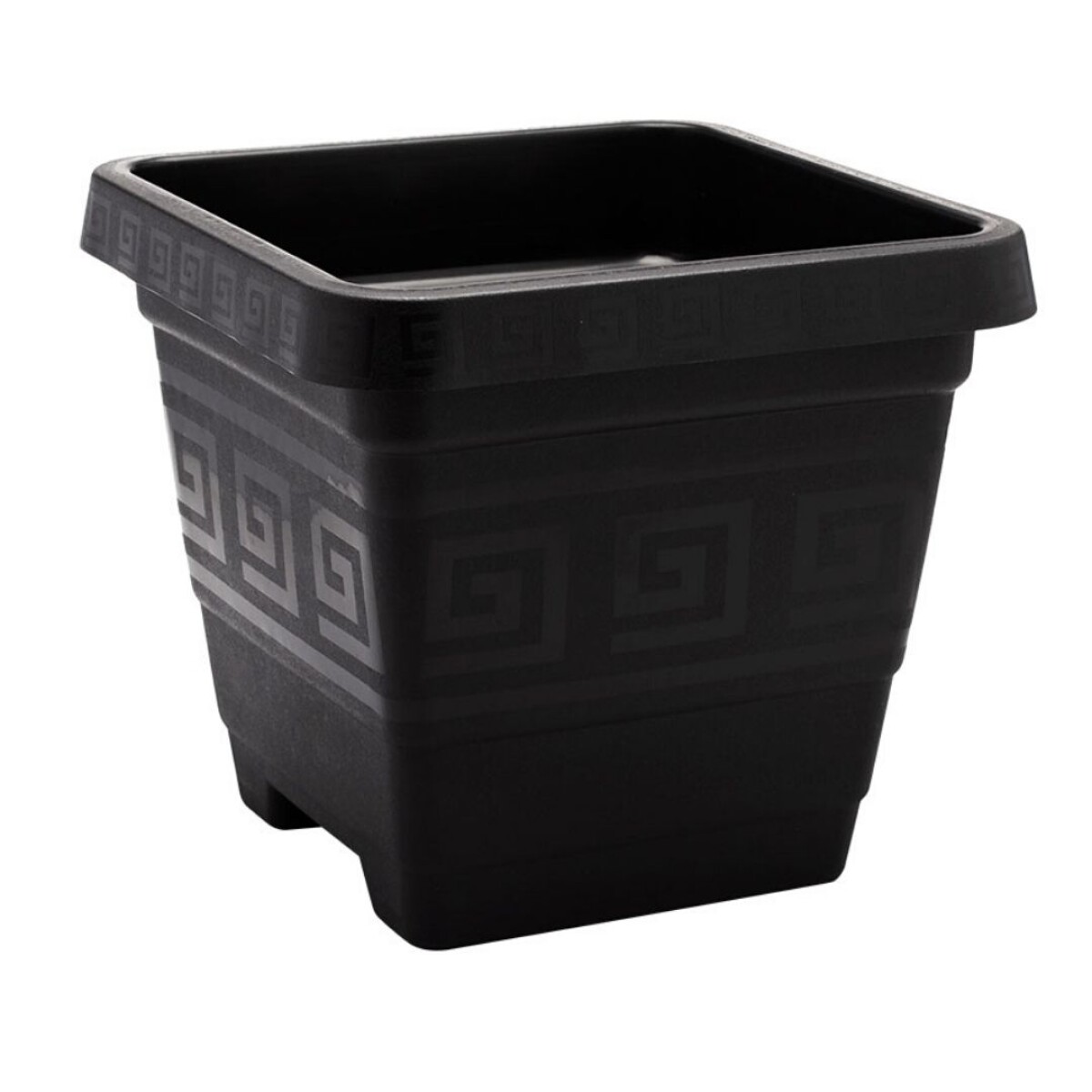 MACETA CUADRADA 18 LITROS NEGRA REF 0361 - NEGRO 