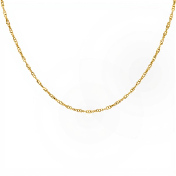 Cadena oro force barra -Oro bajo -Sin Piedra-CD8013 sinpiedra