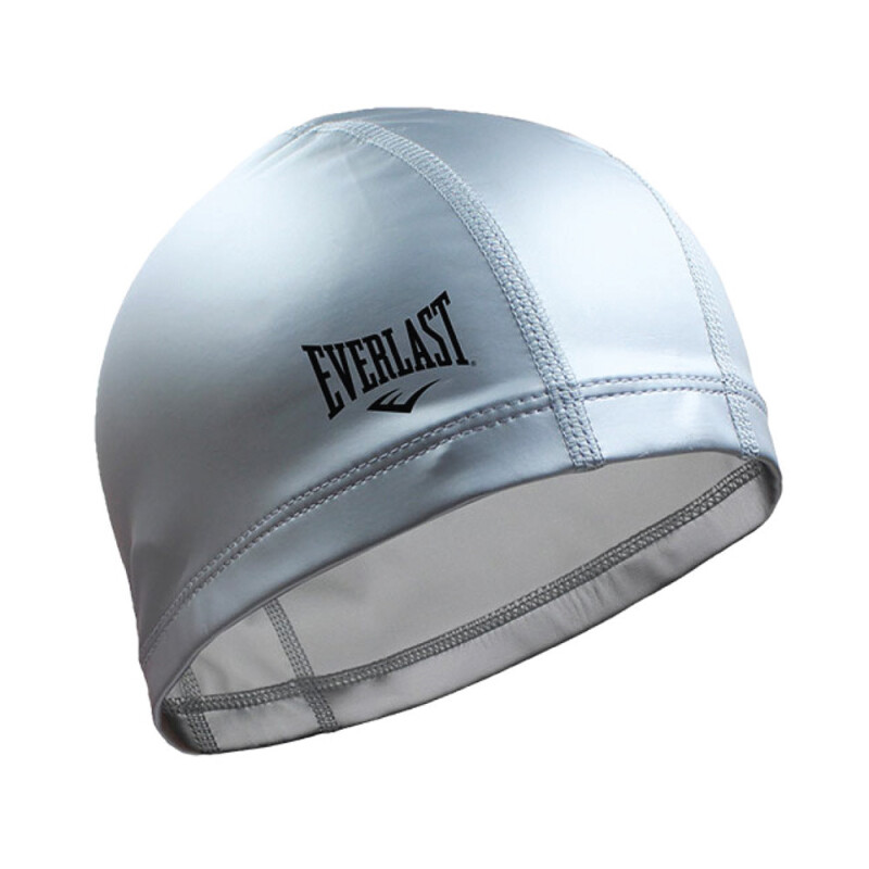 GORRA NATACION EVERLAST PU SIL GRIS CLARO/NEGRO/NARANJA
