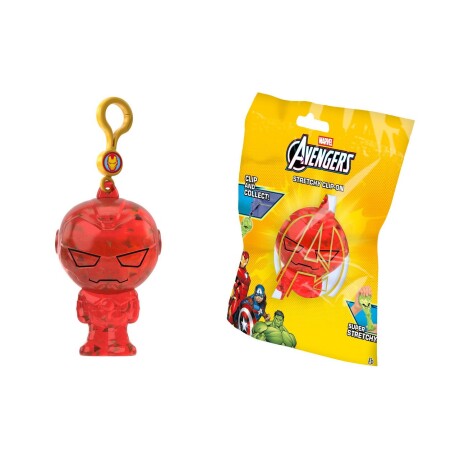 Figura Squishy Disney con Clip Colgante IRONMAN