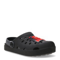Zuecos Infantiles Marvel Walkers Babuch Negro - Rojo