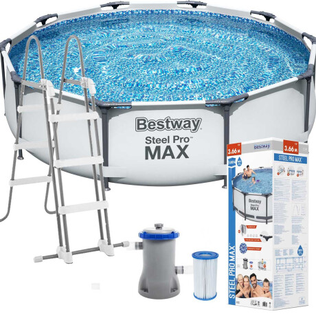 Piscina Bestway Estructural 9150 L 366x100 + Bomba Bsw056418