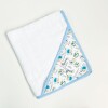 Toalla para bebé Gazapos Blanco/celeste