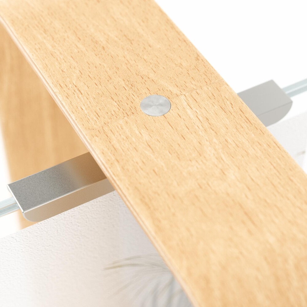 PORTARRETRATOS MADERA-Y-VIDRIO NATURAL-BEIGE BELLWOOD