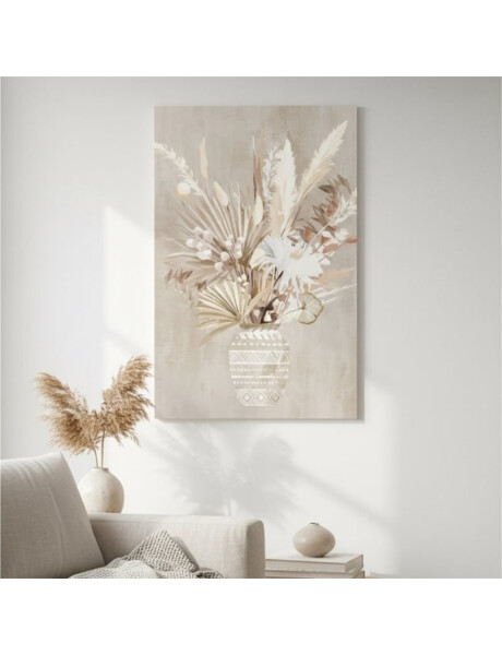 CUADRO CANVAS 40x60cm FLORERO BEIGE 1 CUADRO CANVAS 40x60cm FLORERO BEIGE 1