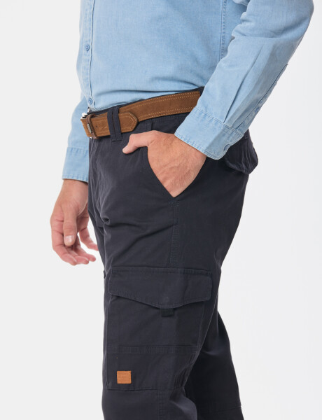 PANTALÓN CARGO Azul