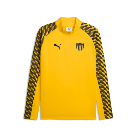 Campera Peñarol Train.1/4 Zip Top 26 de Hombre Amarillo
